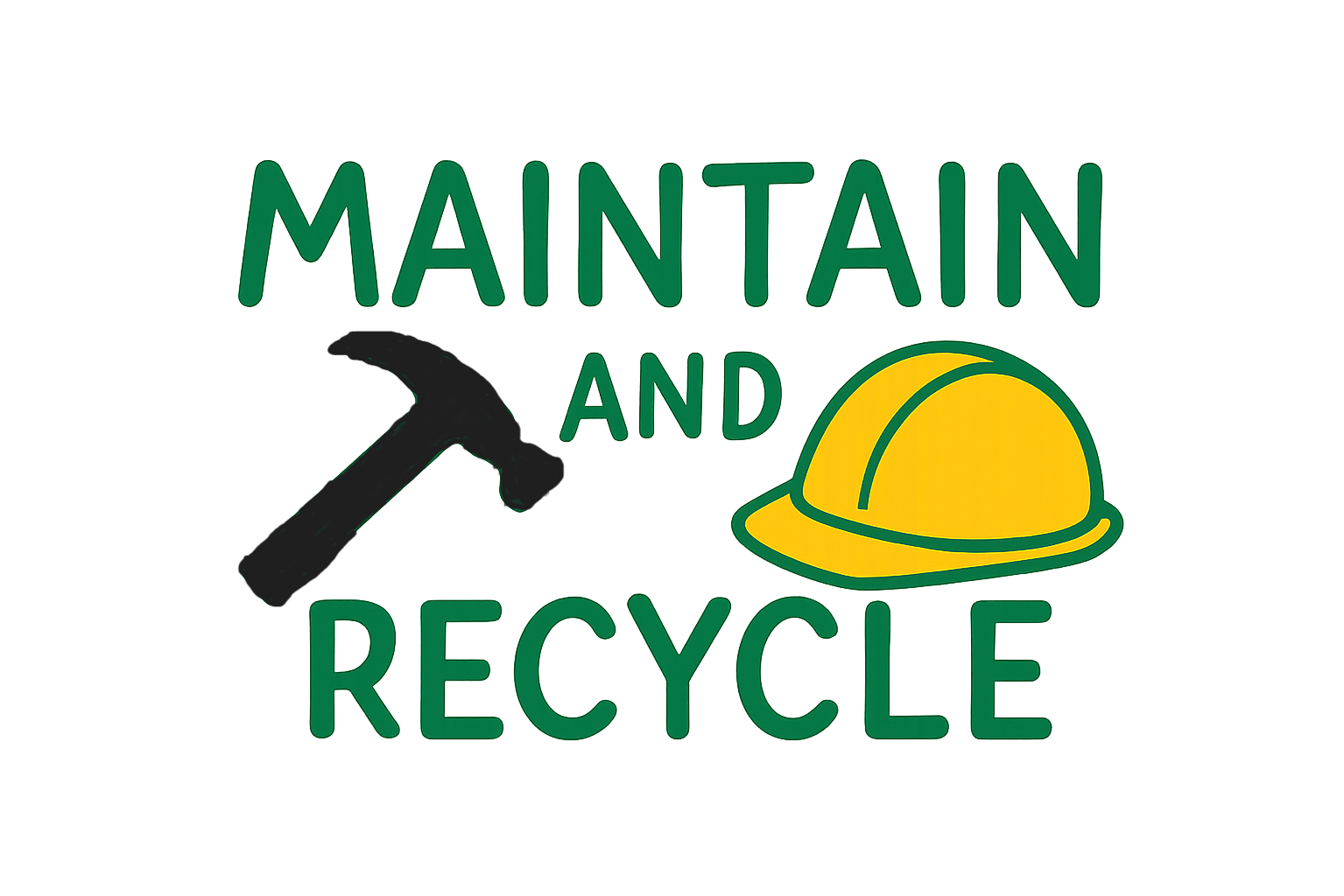 Maintain and Recycle Logo